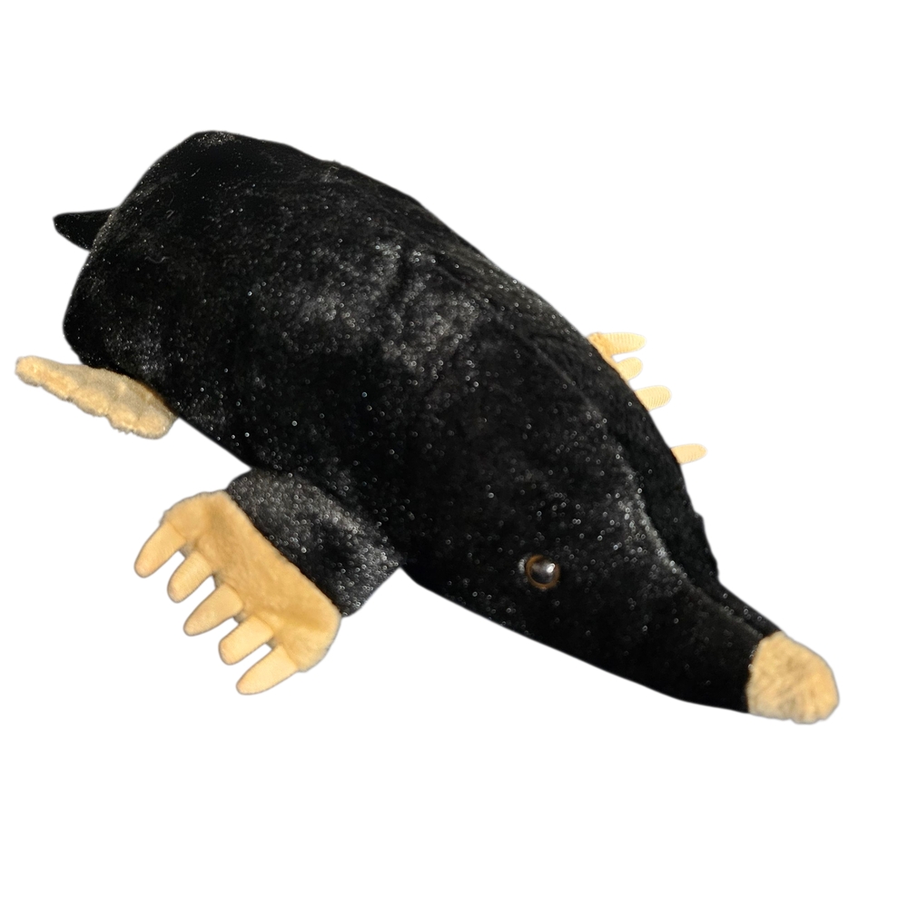 Adore Black and Tan Cuddly Mole Stuffed Plush 14in Long